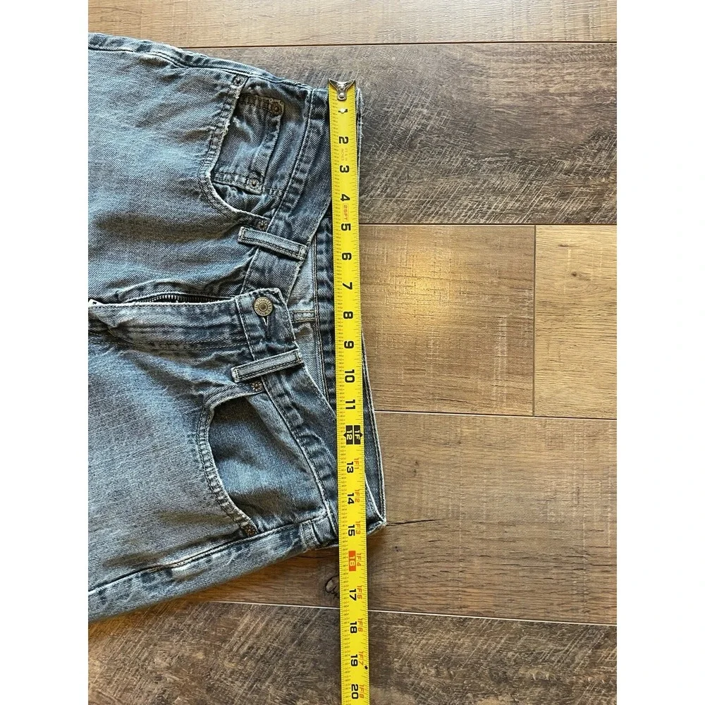 Levi's 559 Relaxed Straight Jeans Mens 34x30 Distressed Frayed Hem Y2K Grunge